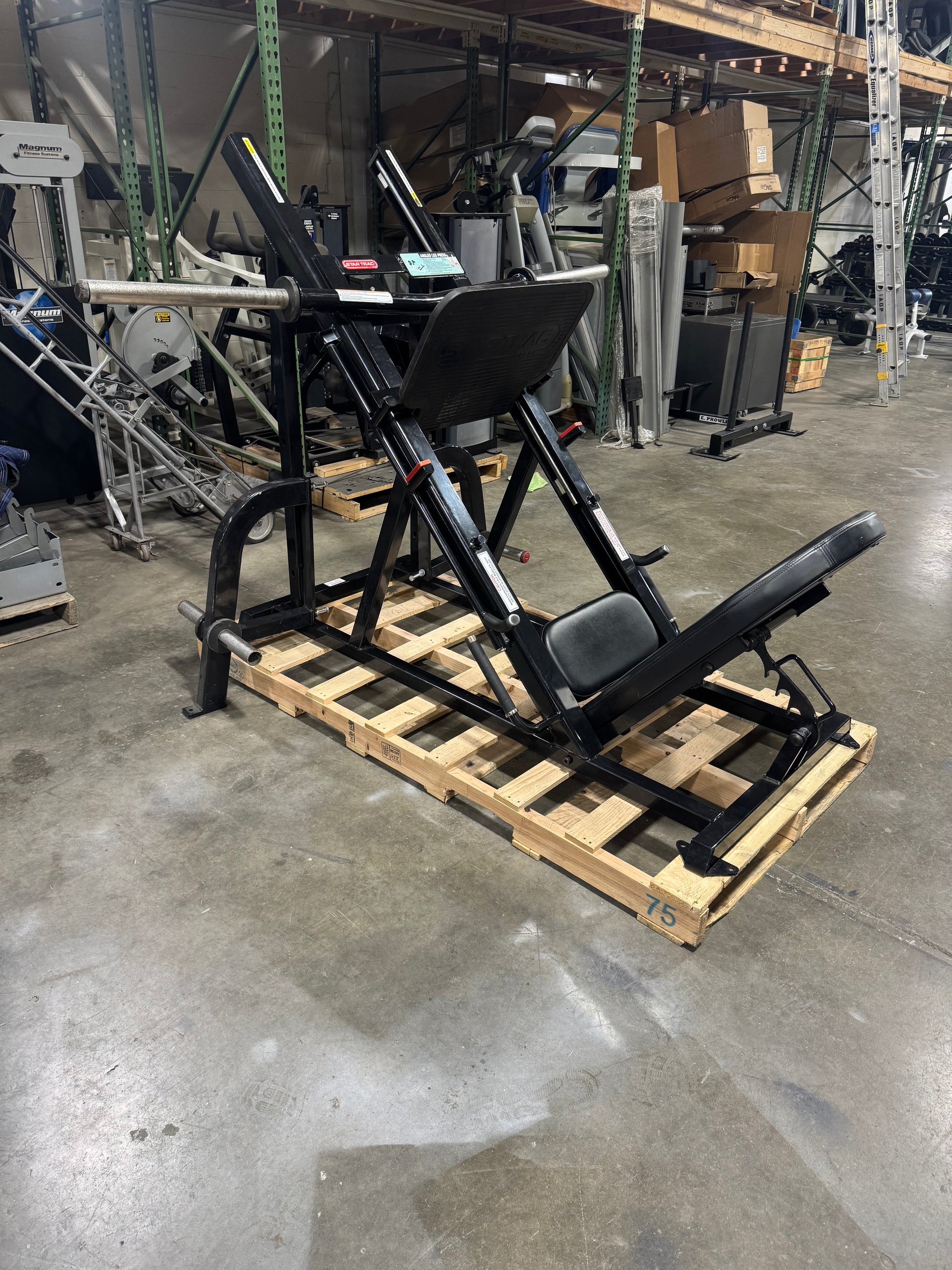 Star Trac Brand Flex Fitness 45 Degree Linear Leg Press PL45 – Midwest Used Fitness Equipment