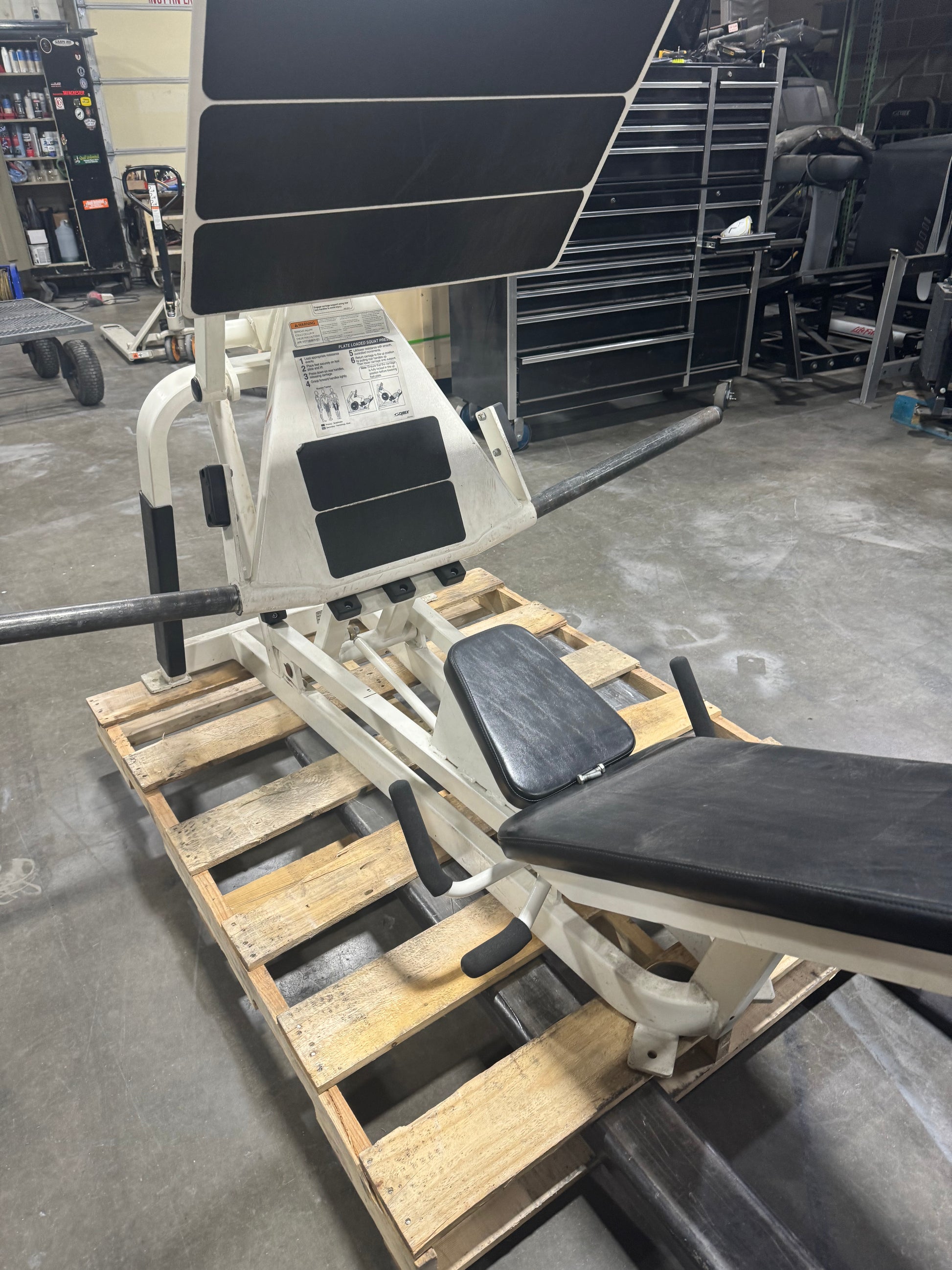 cybex squat press craigslist Cybex V Squat Press (Plate loaded Leg Press)