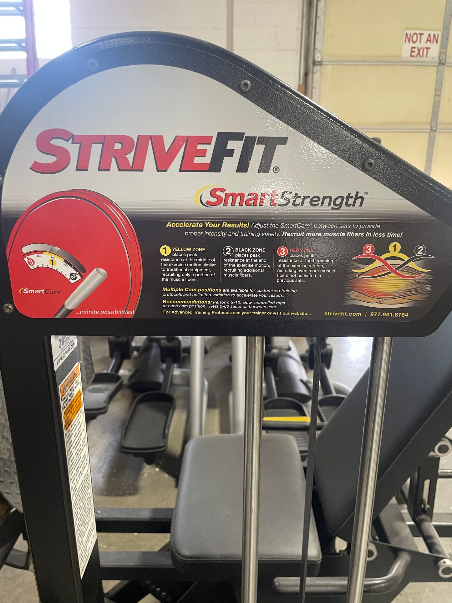 Strive Fitness Leg Press Smart 123 Series 350lb weight stack (Smaller Version)