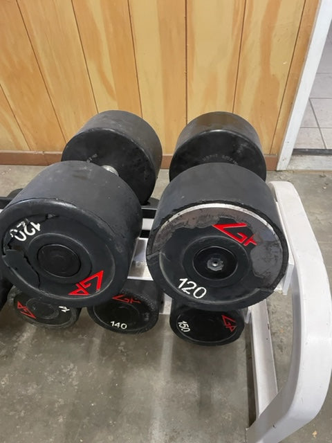 HEAVY GP DUMBBELLS (THE BIG UGLIES) $1 per lb – Midwest Used Fitness ...