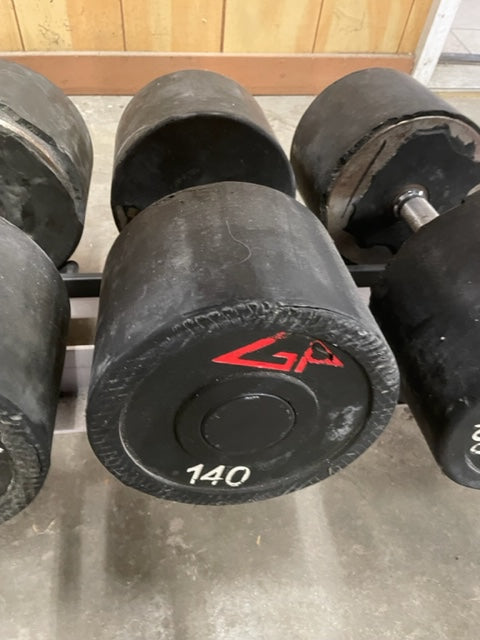 HEAVY GP DUMBBELLS (THE BIG UGLIES) $1 per lb – Midwest Used Fitness ...