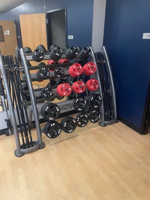 Body Pump Weight Rack Perform Better PCB Elite Body Pump Set w/ Rack – Midwest Used Fitness ...