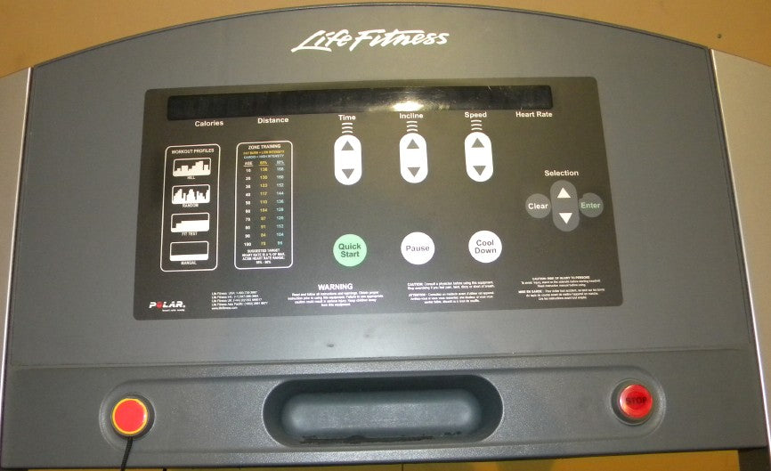 Temporarily Sold Out.. Life Fitness 93T Treadmill W/ Heart Rate Sensors