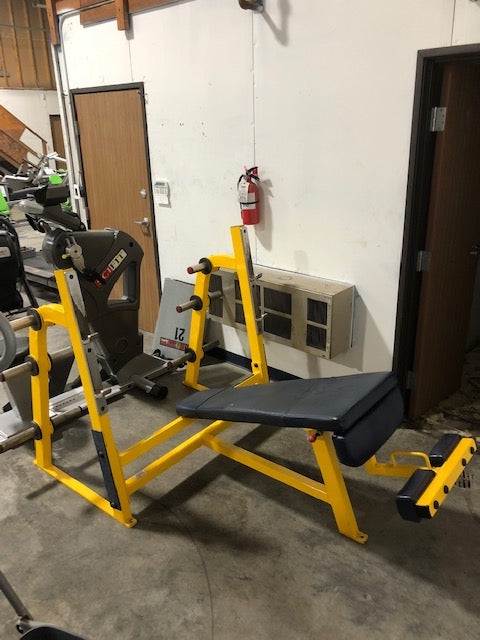 Flex Fitness Olympic Decline Bench Press