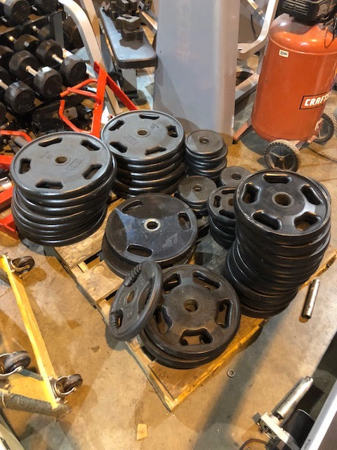 Intek Urethane Coated Olympic Weight Plates 900lbs