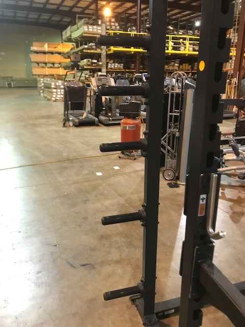 Half Rack w/ spotter arms & Pull-Up Bars