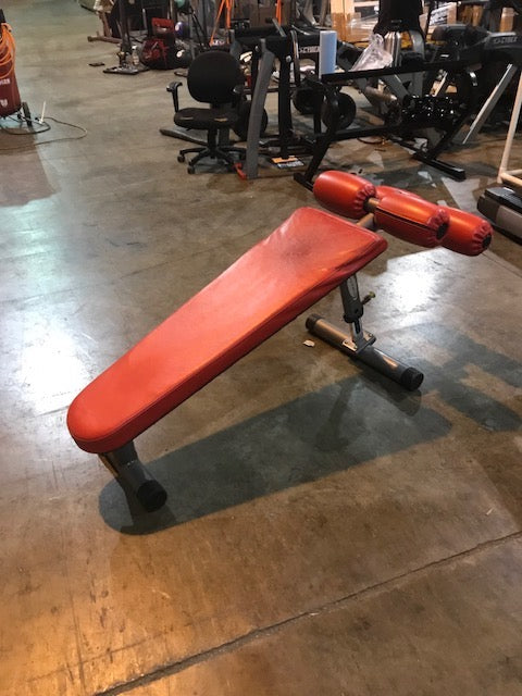 Matrix Fitness Adjustable Decline Ab Bench G3-FW83