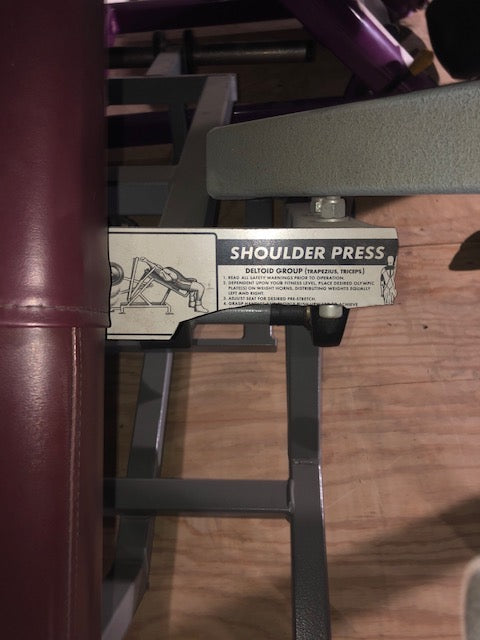 Flex Fitness Leverage Shoulder Press