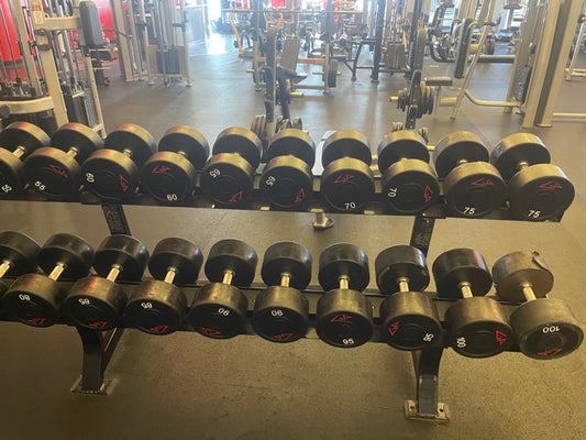 GP Industries 5-100lb Dumbbells Pro Style
