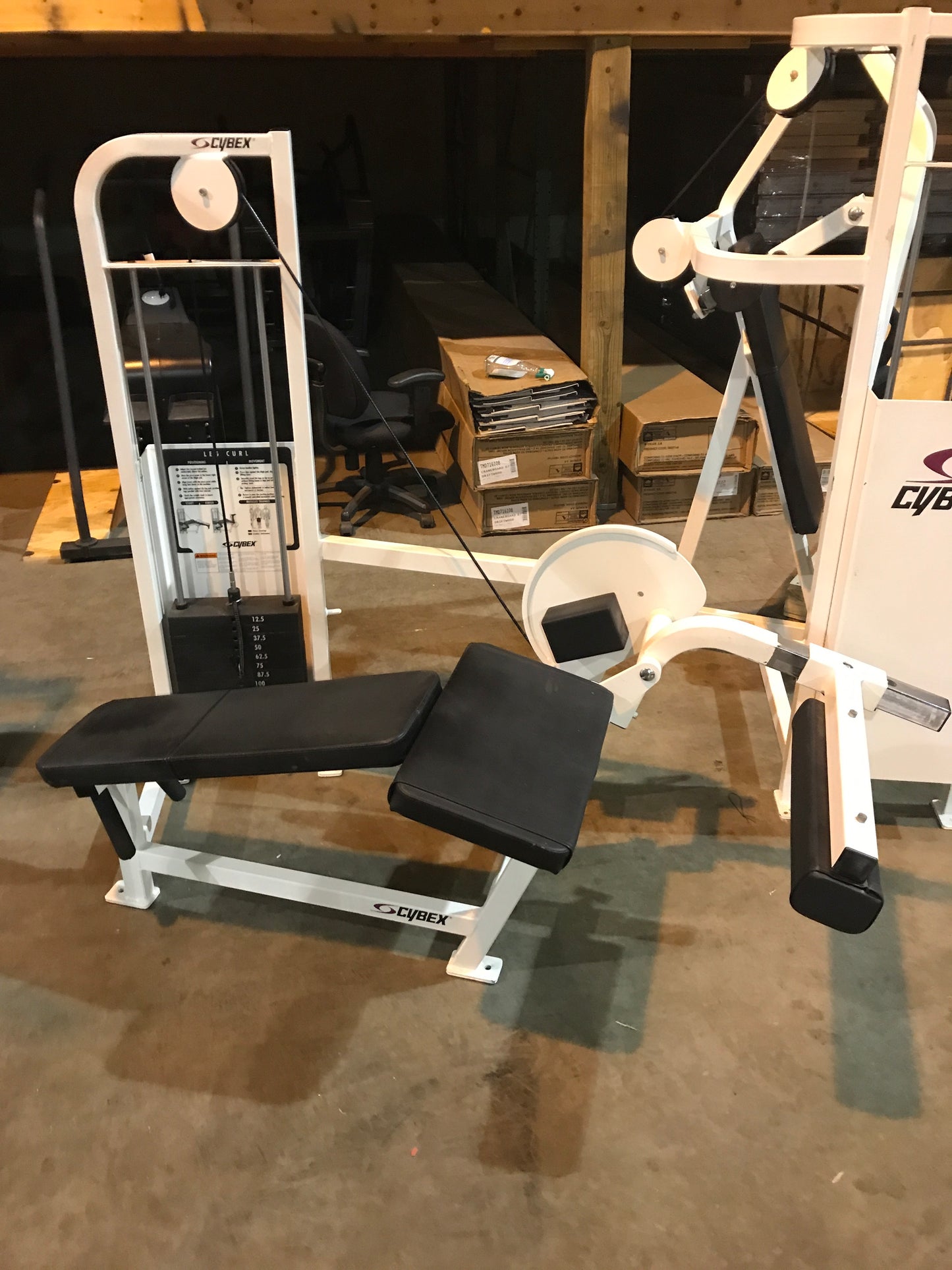 Cybex w/ Life Fitness 3 piece selectorized circuit