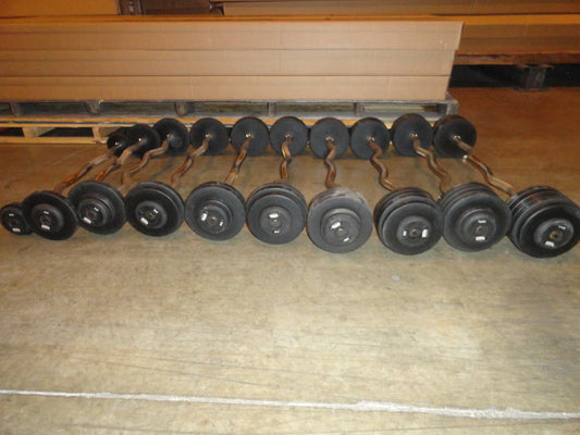 Intek 20-110lb Barbells w/ rack