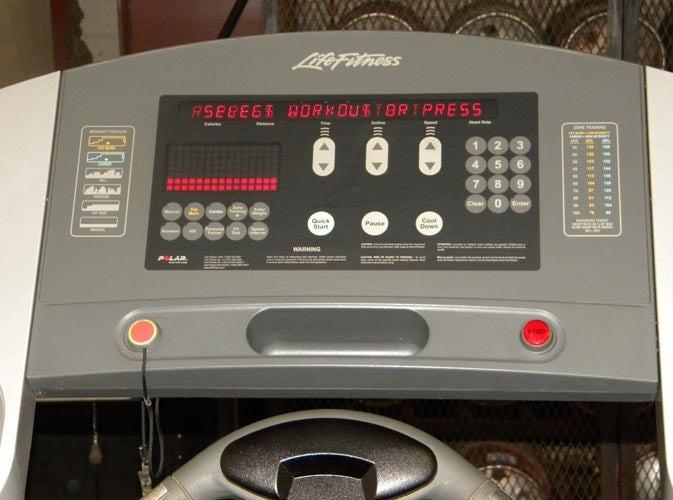 Life Fitness 97Ti Treadmill Decline/Incline Option