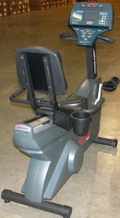 Life Fitness Lifecycle 9100HR Recumbent Bike