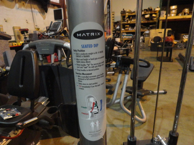 Matrix Fitness G3 Tricep Extension Seated Dip G3-S42 – Midwest Used ...