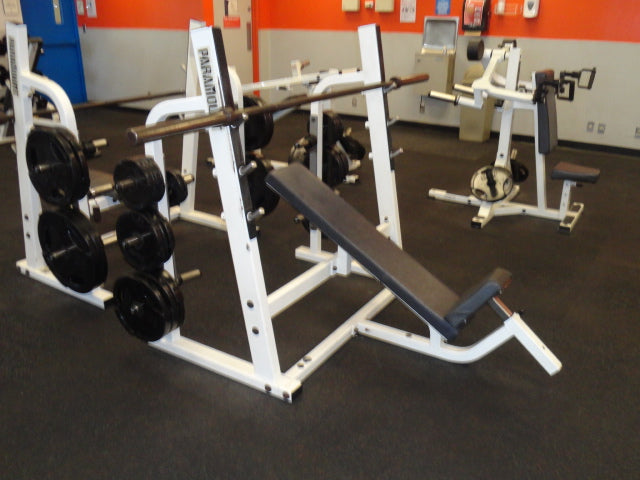 Paramount Incline Bench Press PFW-7200 – Midwest Used Fitness Equipment