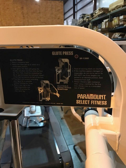 Paramount Glute Press Kickback