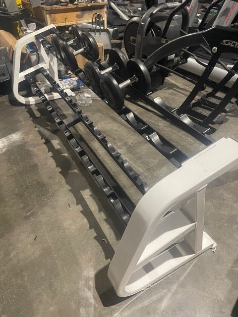 Precor 2 tier Dumbbell Rack 812 – Midwest Used Fitness Equipment