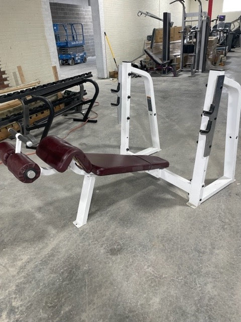 Precor Icarian Olympic Decline Bench Press Model 411