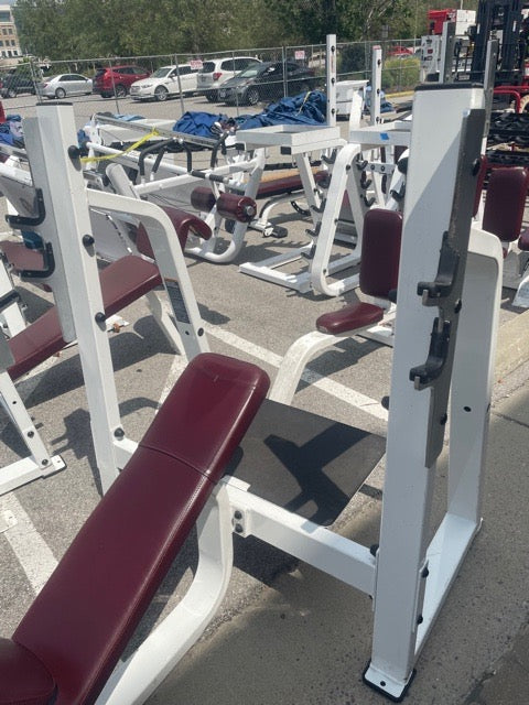 Precor Icarian Olympic Incline Bench Press 410