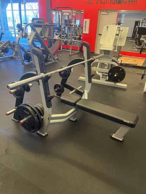 Star Trac Olympic Bench Press
